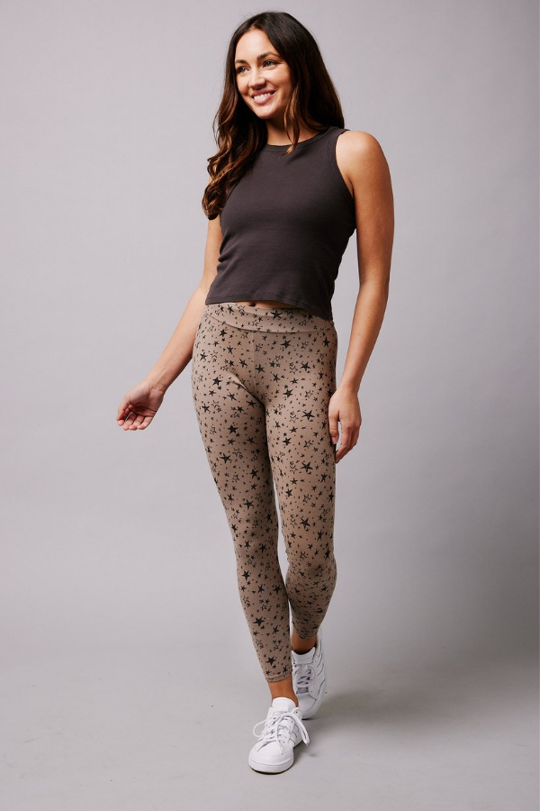 Cotton leopard 2025 print leggings